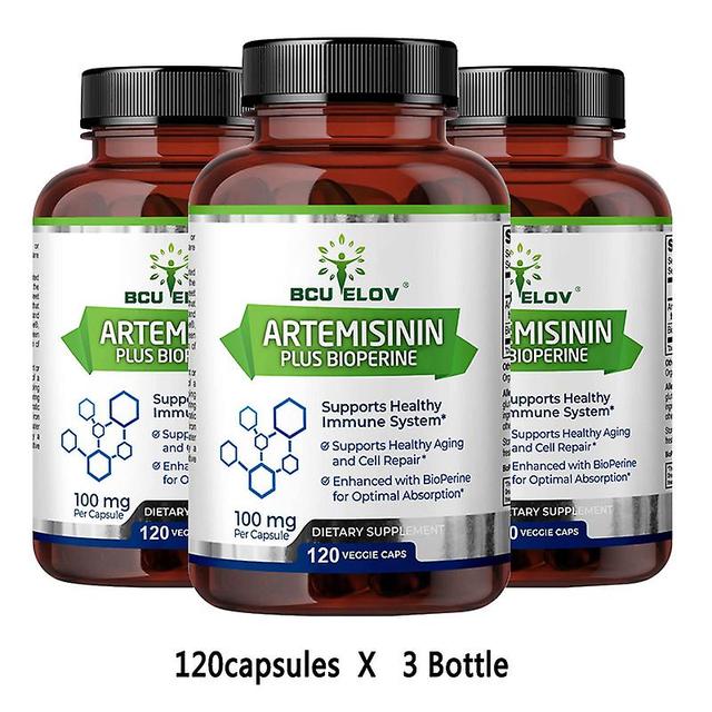 Vorallme Bcuelov Artemisinin, 100 Mg Per Capsule, For Enhanced Absorption, Cell Repair, Support Of Healthy Aging, Treatment Of Fever 120pcs-3bottle on Productcaster.