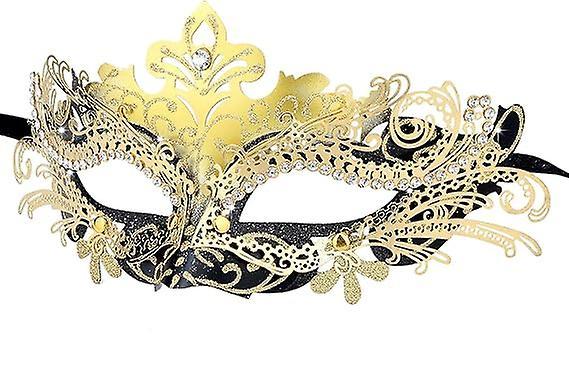 Dewenwils Dww-1 Pcs Masque vnitien(Dor et Noir), pour bal masqu et costume, pour femme et homme on Productcaster.