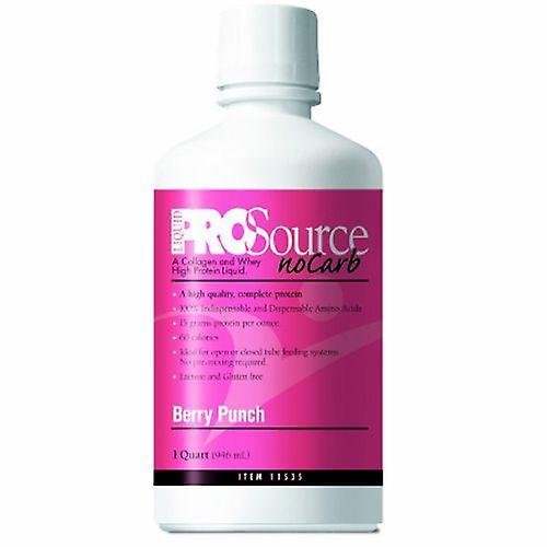 Medtrition Protein Supplement ProSource NoCarb Berry Punch Flavor 32 oz. Bottiglia pronta all'uso, conteggio di 1 (confezione da 4) on Productcaster.