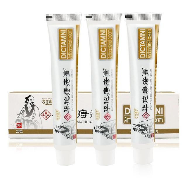 3pcs Effective Herbal Haemorrhoids Cream, Antibacterial-chinese Treatment New LONG on Productcaster.