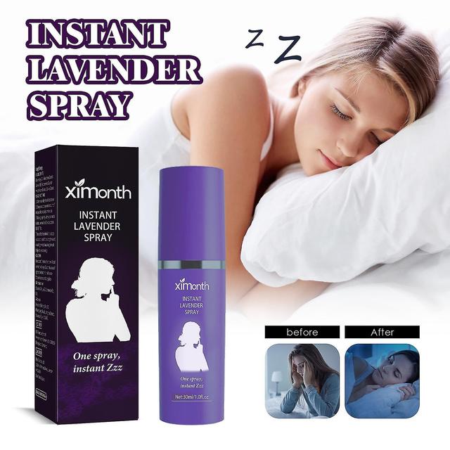 Instant Lavender Schlafspray, Lavendel Schlafspray Schlafmittel Spray Angstlinderung, Lavendel Schlafspray für besseren Schlaf 1PC on Productcaster.