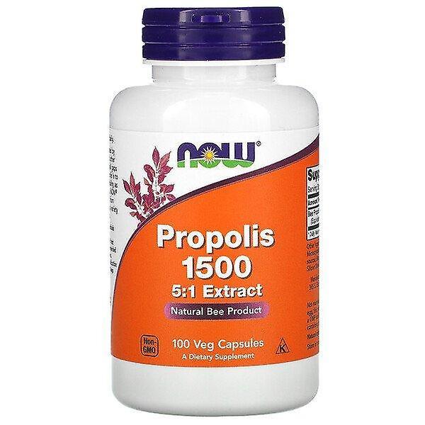 Now Foods, Propolis 1500, 100 Veg Capsules on Productcaster.