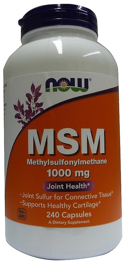 Now Foods MSM 1000 mg 240 Capsules on Productcaster.