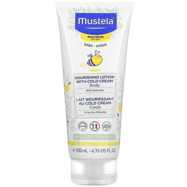 Mustela, Baby, Nourishing Body Lotion with Cold Cream, For Dry Skin, 6.76 fl oz (200 ml) on Productcaster.