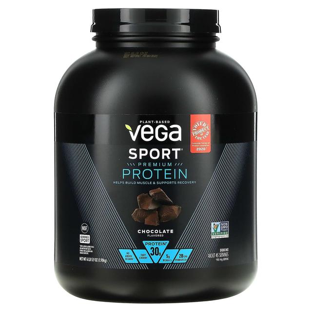 Vega, Sport , Proteína Premium à base de plantas, Chocolate, 4 lb 5,9 oz (1,98 kg) on Productcaster.