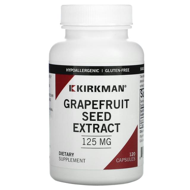 Kirkman Labs, Estratto di semi di pompelmo, 125 mg, 120 Capsule on Productcaster.