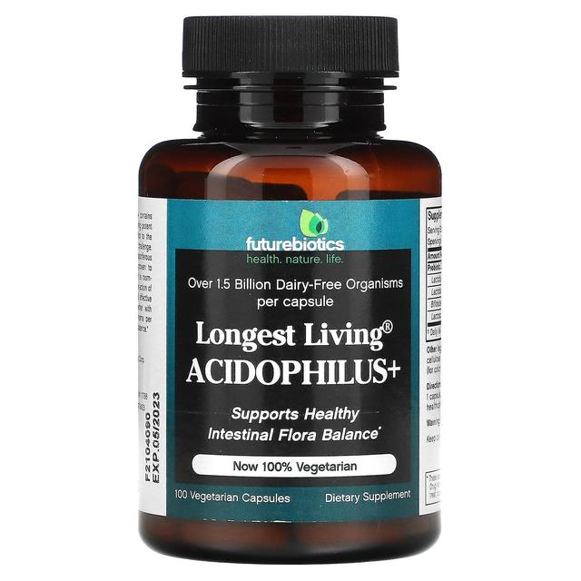 FutureBiotics, Longest Living Acidophilus+, 100 vegetarische Kapseln on Productcaster.