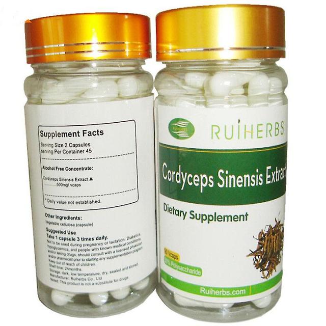 Vorallme 90 Stück, Cordyceps Sinensis Pilzextrakt 500mg Kapseln 30% Polysaccharide on Productcaster.