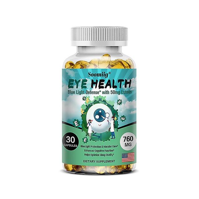 Visgaler Eye Protection Vitamins - Lutein + Zeaxanthin, Relieve Eye Fatigue, Dry Eyes And Vision Health, Prevent Myopia 30 count-1 bottle on Productcaster.