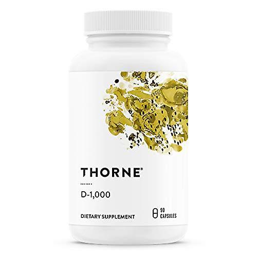 Thorne Vitamin D-1000 - Vitamin D3 Supplement 90 Capsules on Productcaster.