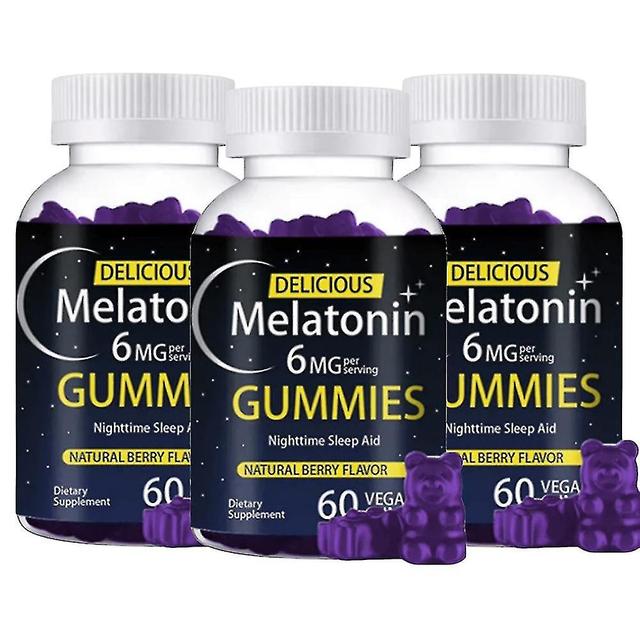 Biovitamins Melatonin 6 Mg - Immune Plus Sleep Melatonin Gummies 60ct 3PCS on Productcaster.