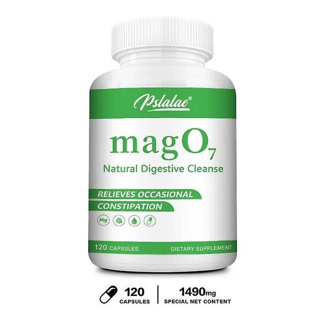 Eccpp Mag O7 Natural Digestive System Cleanse + Vegetable Cellulose Capsules With Magnesium Citrate 120 Capsules on Productcaster.