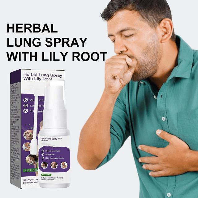 Urte Lung Cleanse Spray, Økologisk Lung Health Supplement, Respiratorisk støtte Lungerensning Herbal Mist fremmer lungesundhed 3stk - 90ml on Productcaster.