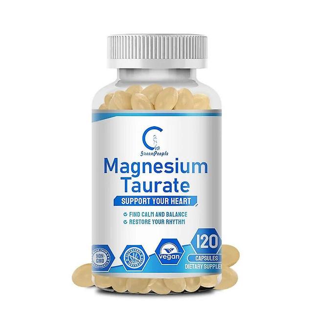 Hikig Magnesium Taurine Capsule 3-IN-1 Nervous &Myocardial& Muscle Health Mineral supplementation 120pcs on Productcaster.