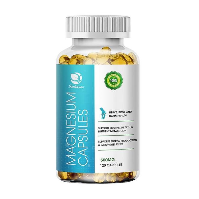 Chelated Magnesium Glycinate Capsule Support Healthy Muscle &Nerve Function Relieve Muscle Spasm Blood Pressure and Heart HealthTIB TIB . 120pcs on Productcaster.