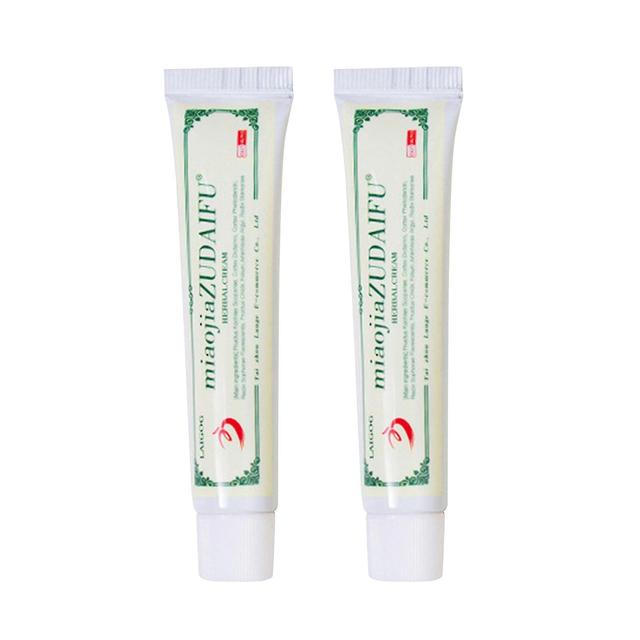 2 Pieces Of Zhu Da Fu Natural Herbal Ointment For Psoriasis Eczema Acne Itch 15g on Productcaster.