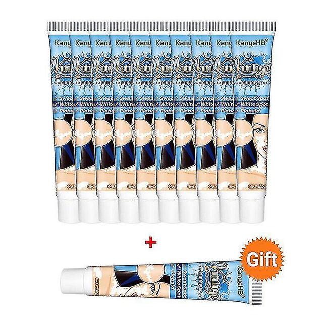 10pcs Herbal Extract Vitiligo Ointment Remove Ringworm White Spot Removal Skin W on Productcaster.