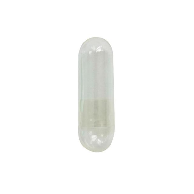 1000PCS Standard Size 0 Empty Capsules Gelatin Clear Hollow Hard Transparent on Productcaster.