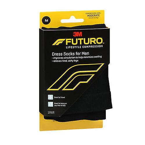 Futuro Lifestyle Compression Dress Socks for Men Moderate, 1 Each (Pack of 1) on Productcaster.