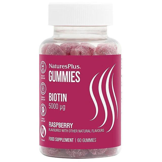 Nature's Plus Biotin 5000ug Gummies 60 (1794) on Productcaster.