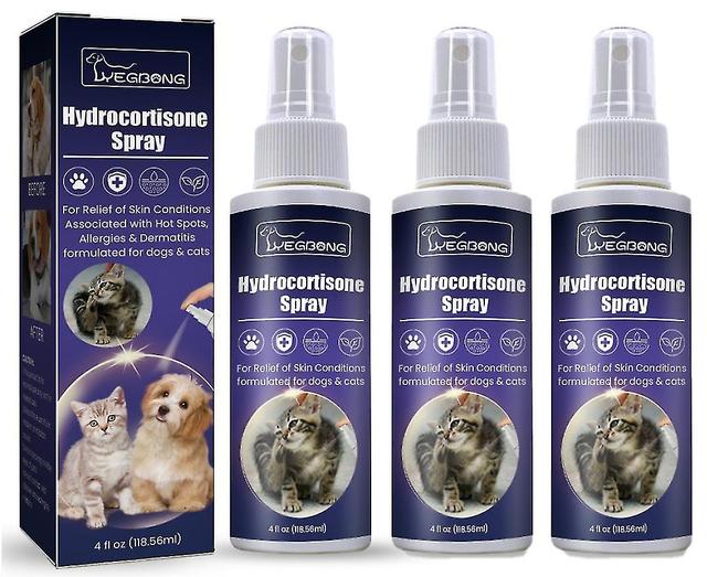 360ml nieuwe hydrocortison spray bestrijdt infectie, doodt bacteriën en stopt jeuk, veterinaire huidbescherming, alcoholvrij, niet-irriterend, voor on Productcaster.