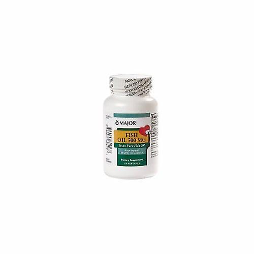 Major Pharmaceuticals Principais produtos farmacêuticos Omega 3 Suplemento Major Óleo de peixe 500 mg Força Softgel 130 por frasco, Contagem de 1 (... on Productcaster.