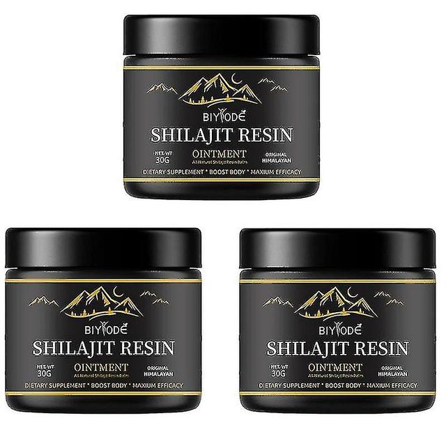 Mike 3pcs Pure 100% Himalayan Shilajit, Soft Resin, Organic, Extremely Potent, Fulvic Acid on Productcaster.