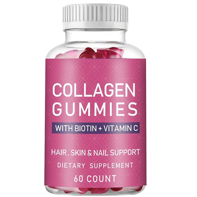 1-3x collageen biotinegummies voor haar, huid, nagels, premium collageenvitaminesupplement 1pc on Productcaster.