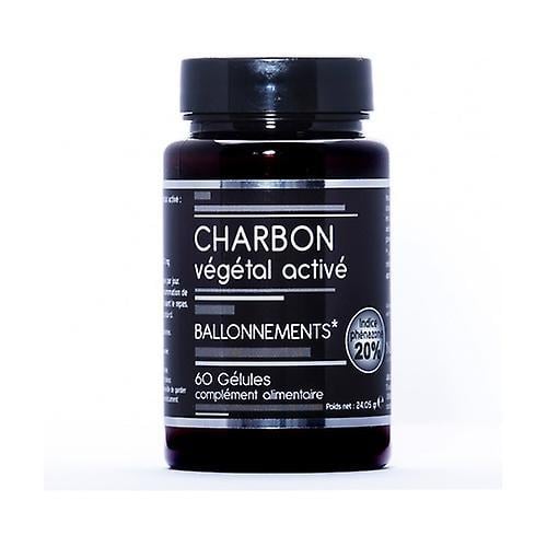 Nutrivie Activated Vegetable Charcoal 60 capsules on Productcaster.