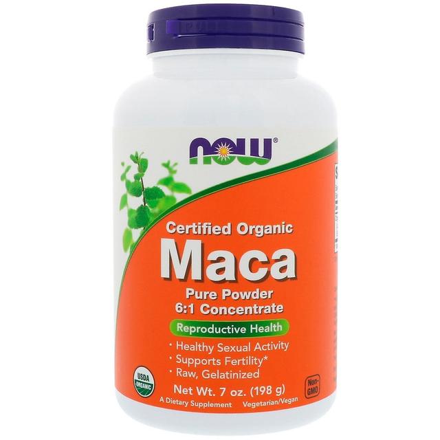 Now Foods, Certified Organic Maca, Pure Powder, 7 oz (198 g) on Productcaster.