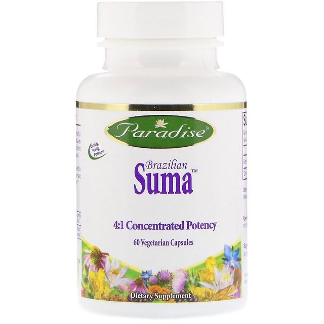 Paradise Herbs, Brazilian Suma, 60 Vegetarian Capsules on Productcaster.