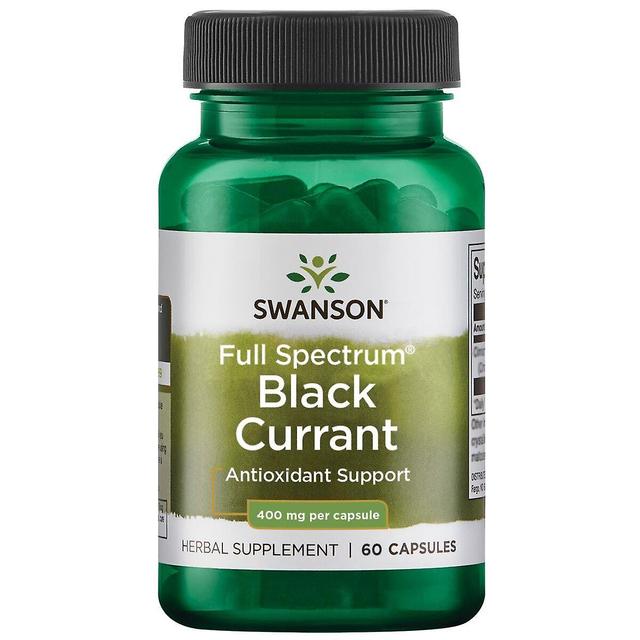 Swanson Full Spectrum Black Currant 400 mg 60 Capsules on Productcaster.