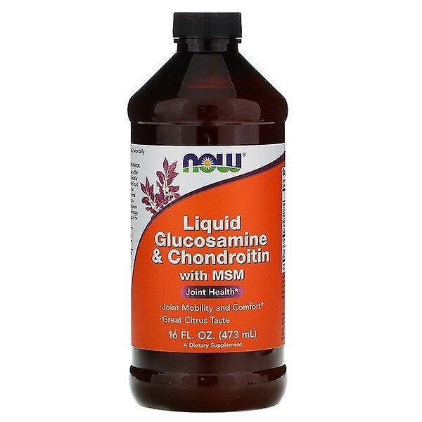 Now Foods, Liquid Glucosamine & Chondroitin with MSM, 16 fl oz (473 ml) on Productcaster.