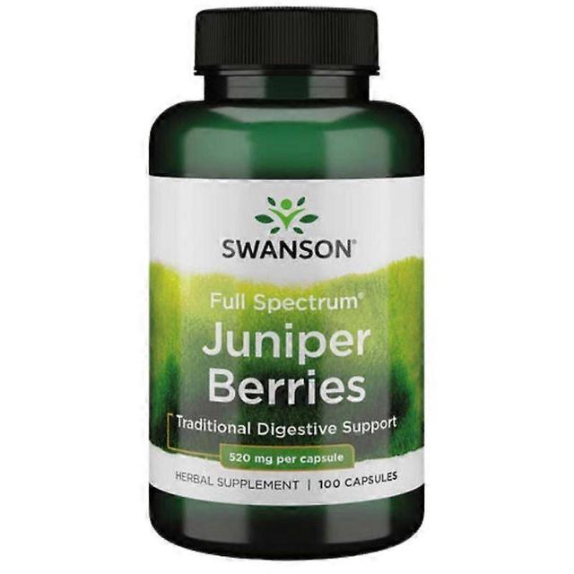 Swanson Full Spectrum Juniper Berries 520mg Capsules 100 on Productcaster.