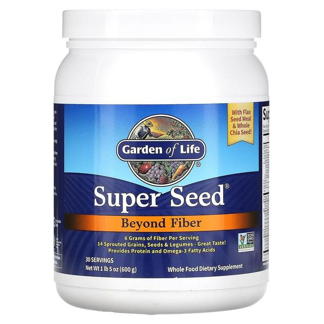 Garden of Life, Super Seed, Beyond Fiber, 1 lb 5 oz (600 g) on Productcaster.