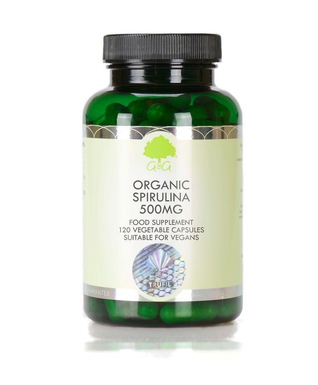 G&g vitamins organic spirulina 500mg 120's on Productcaster.