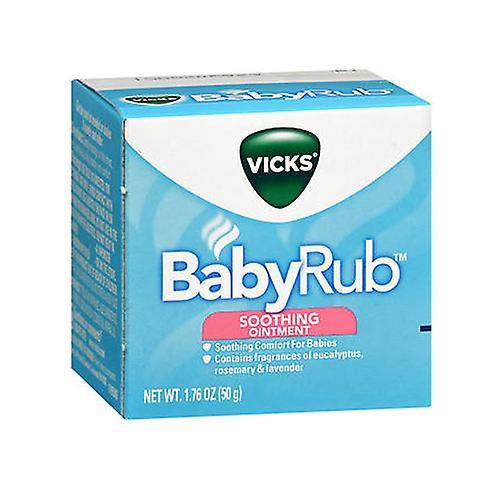 Vicks Babyrub Unguento lenitivo, 1.76 Oz (Confezione da 3) on Productcaster.