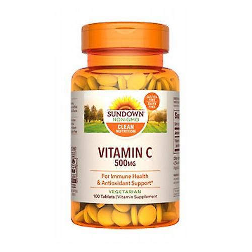 Sundown Naturals Vitamin C With Ascorbic Acid,500 mg,100 tabs (Pack of 2) on Productcaster.