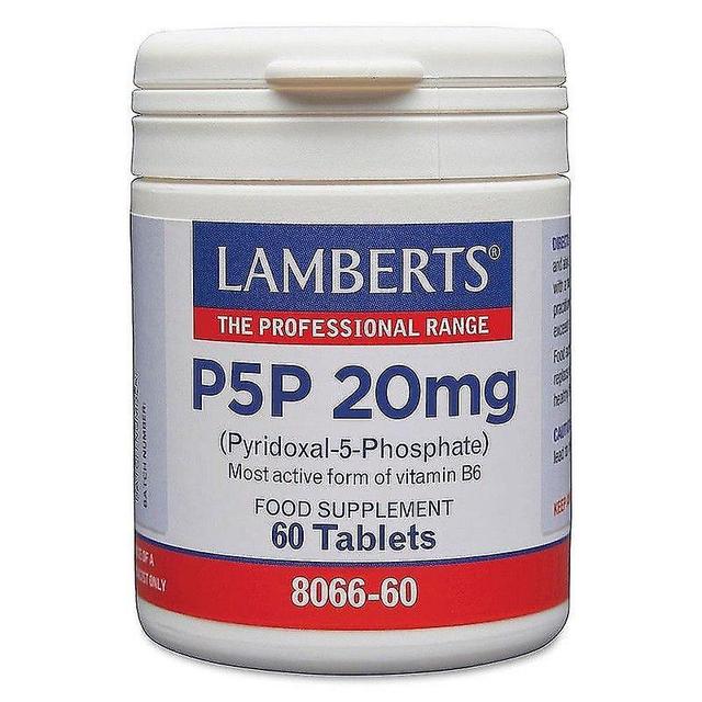 Lamberts P5P 20mg Tablets 60 (8066-60) on Productcaster.