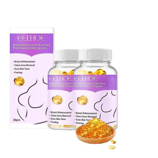 2pcs Bigger Breast Enlargement Enhancement Firmer Fuller Larger Bust Capsules Pills on Productcaster.