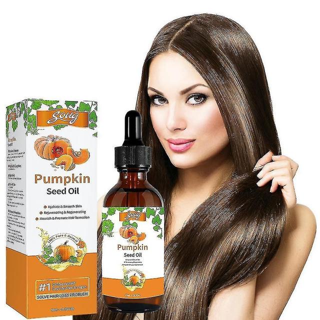 Pumpkin Seed Oil For Hair Growth, Organic 100% Pure Cold Pressed Pumpkin Seed Oil, Hair And Scalp Ca on Productcaster.