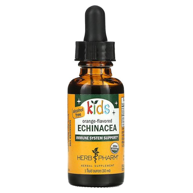 Herb Pharm, Dziecięca Echinacea, Bez alkoholu, Aromatyzowane pomarańczowo, 1 fl oz (30 ml) on Productcaster.