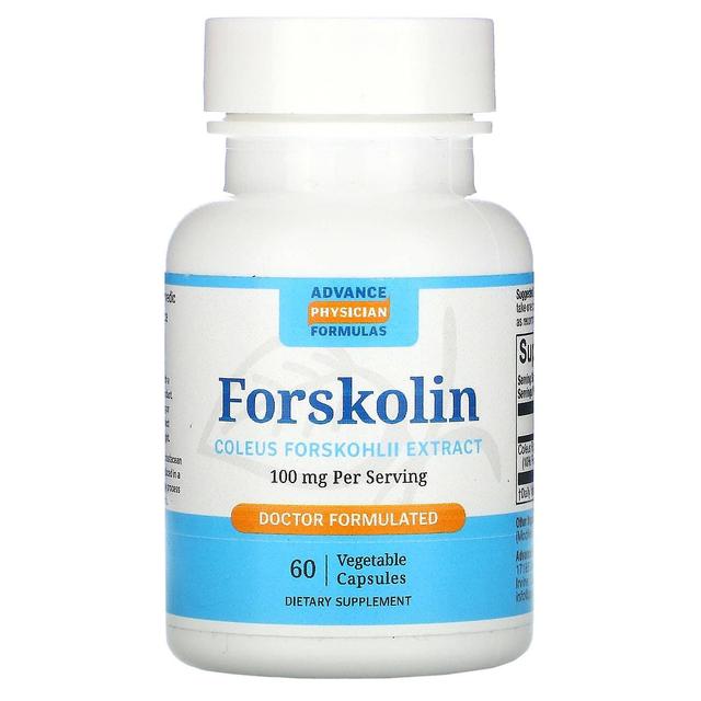 Advance Physician Formulas, In Advance Physician Formulas, Inc., Forskolin, Coleus Forskohlii Extract, 100 mg, 60 Vegetable Capsule on Productcaster.