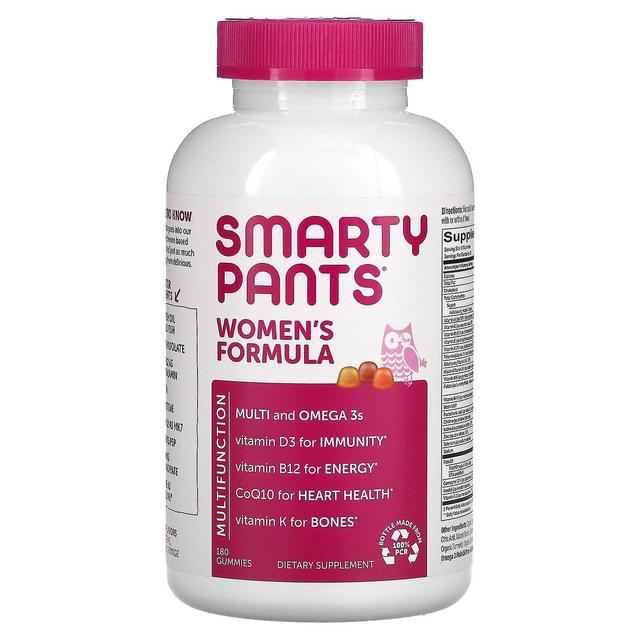 SmartyPants, kvinnors formel, citroncreme, blåbär och apelsin, 180 gummier on Productcaster.