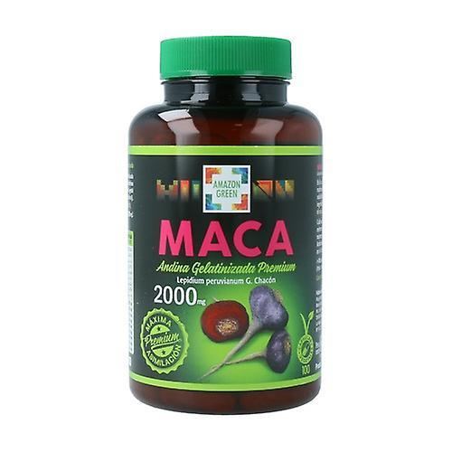 Amazon Green Rød og sort Andes maca 100 vegetabilske kapsler på 800mg on Productcaster.