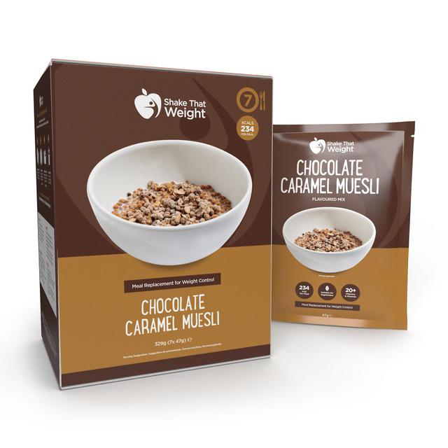 Shake That Weight Chocolate Caramel Muesli - 7 Meals on Productcaster.