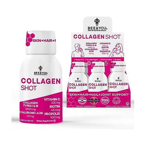 Bee&You collagen shot 12 units of 50ml on Productcaster.