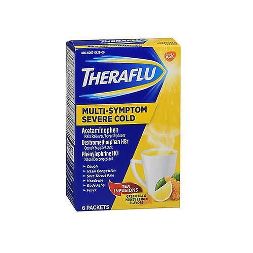 Novartis Consm Hlth Inc Theraflu Multi-Symptom Severe Cold Powder Packet, 6 Each (Pack of 3) on Productcaster.