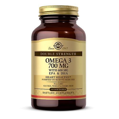 Solgar Double Strength Omega-3,700 mg,60 S Gels (Pack of 6) on Productcaster.