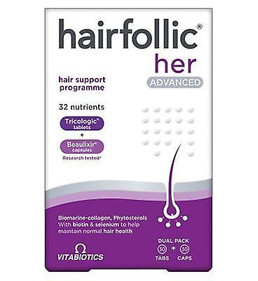 Vitabiotics Hairfollic Woman Advanced - 30 tablettia + 30 kapselia on Productcaster.